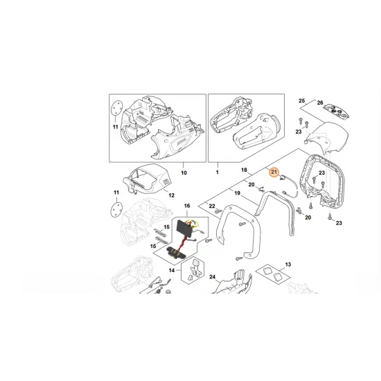 STIHL  Przełącznik HA06 430 0501